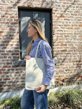 Magazine Tote Pebble Grain